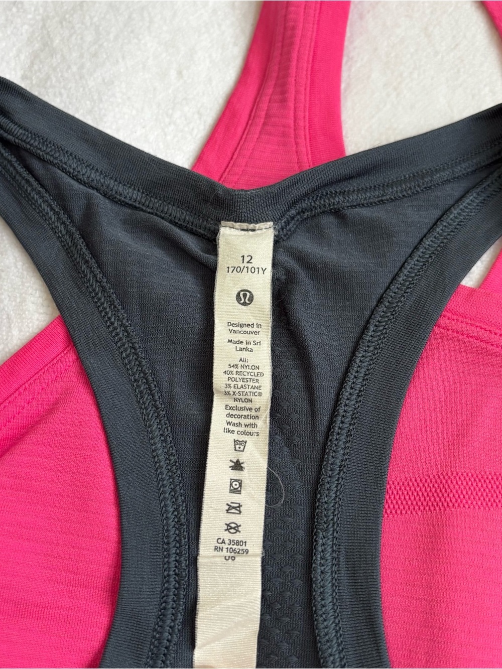 lululemon athletica Racerback Tank Top Set — Gray, Hot Pink, Purple, Black - Picture 7 of 9